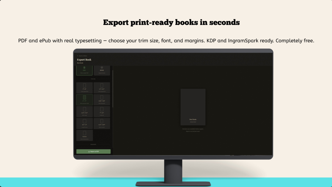 Archivia Library — Beautiful book library showing all your projects as elegant cards